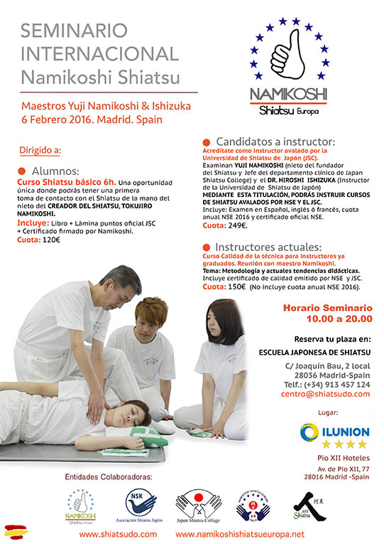 cartel Seminario español bajaPARA NSE