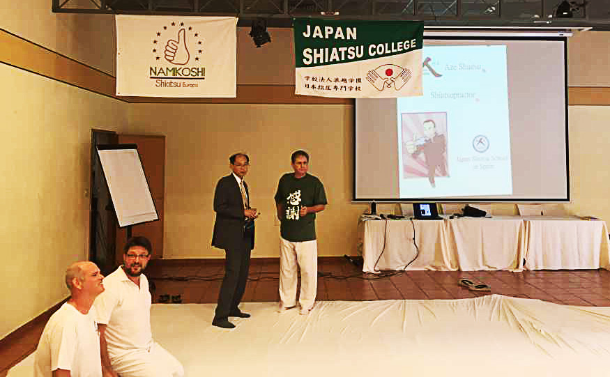 スラエル日本大使館から藤尾先生(参事兼医務官)と開催者カリサール先生